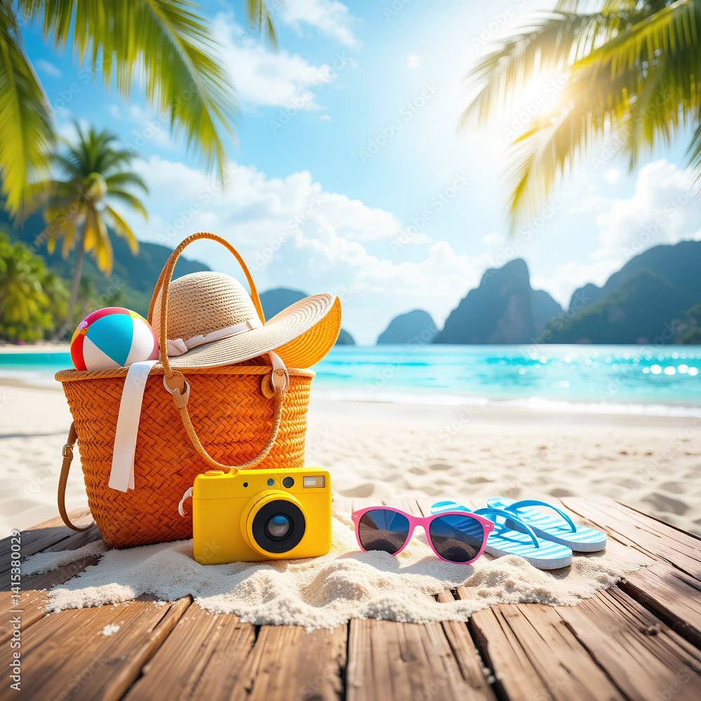 Traveller in mountains